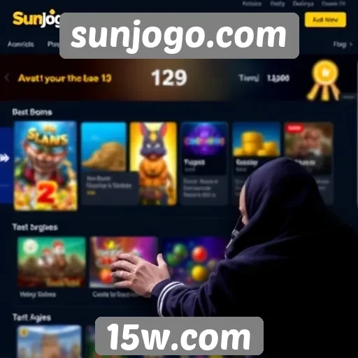 Funcionalidades do site sunjogo.com para jogadores